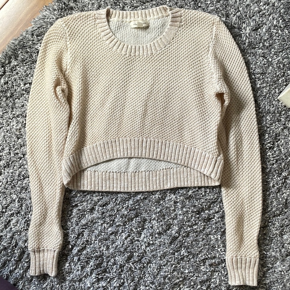 Silence + Noise Cropped Sweater